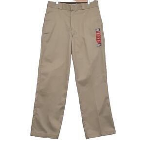 Dickies Men’s Original Fit 874 Size 36x32 Work Pants Flex Khaki Beige NWT